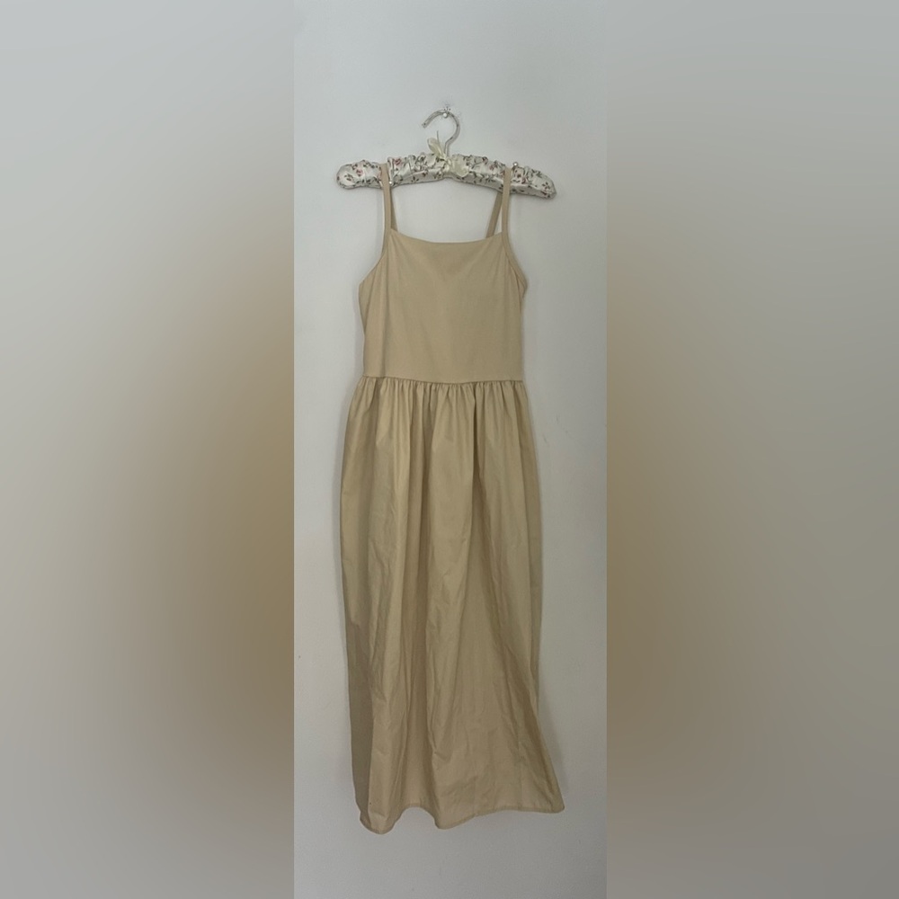 uniqlo Camisole Bra Dress Cream Maxi small - Picture 6 of 8